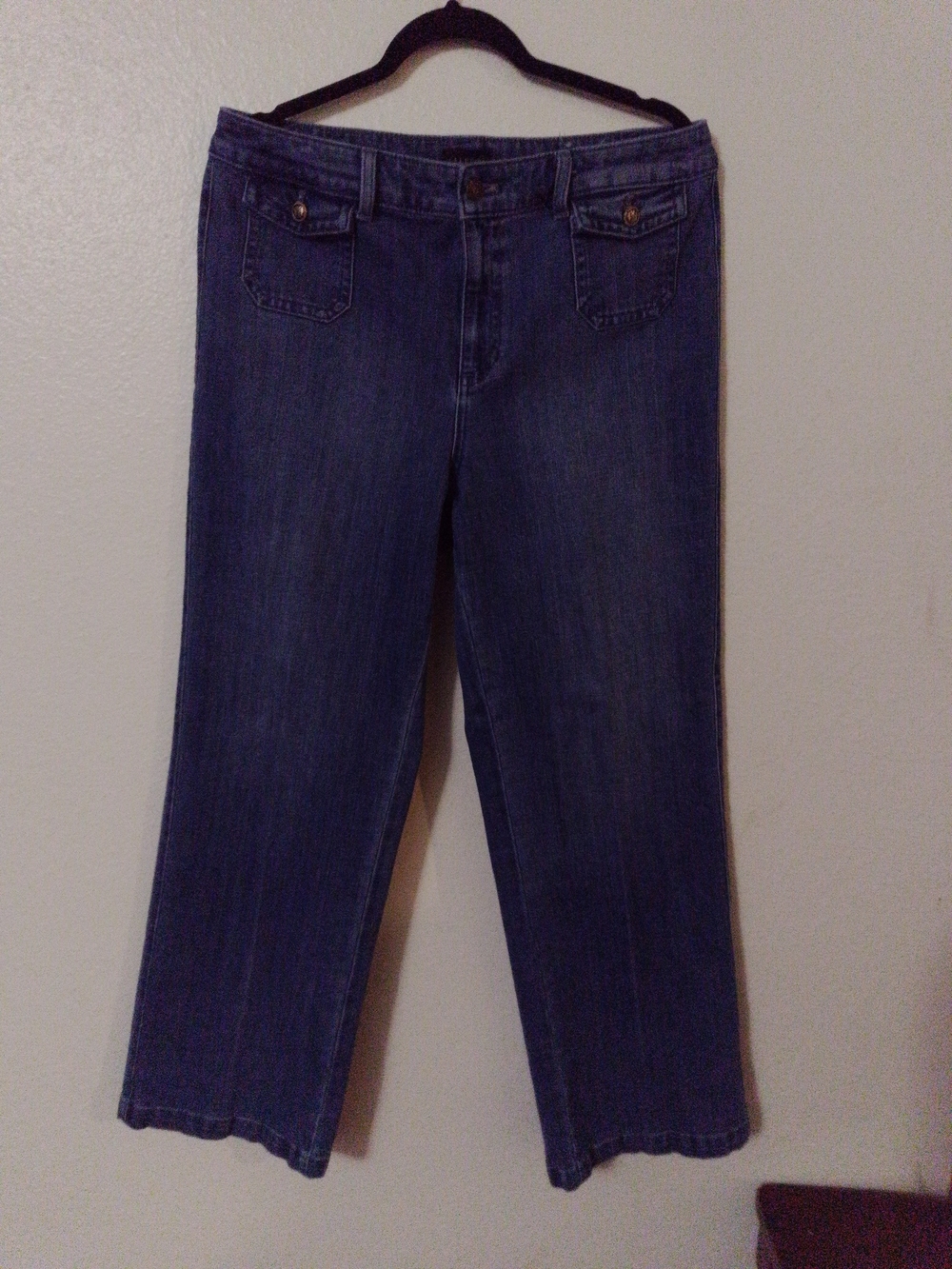 Talbots Classic Women's Straight-Leg Jeans - Dark Blue